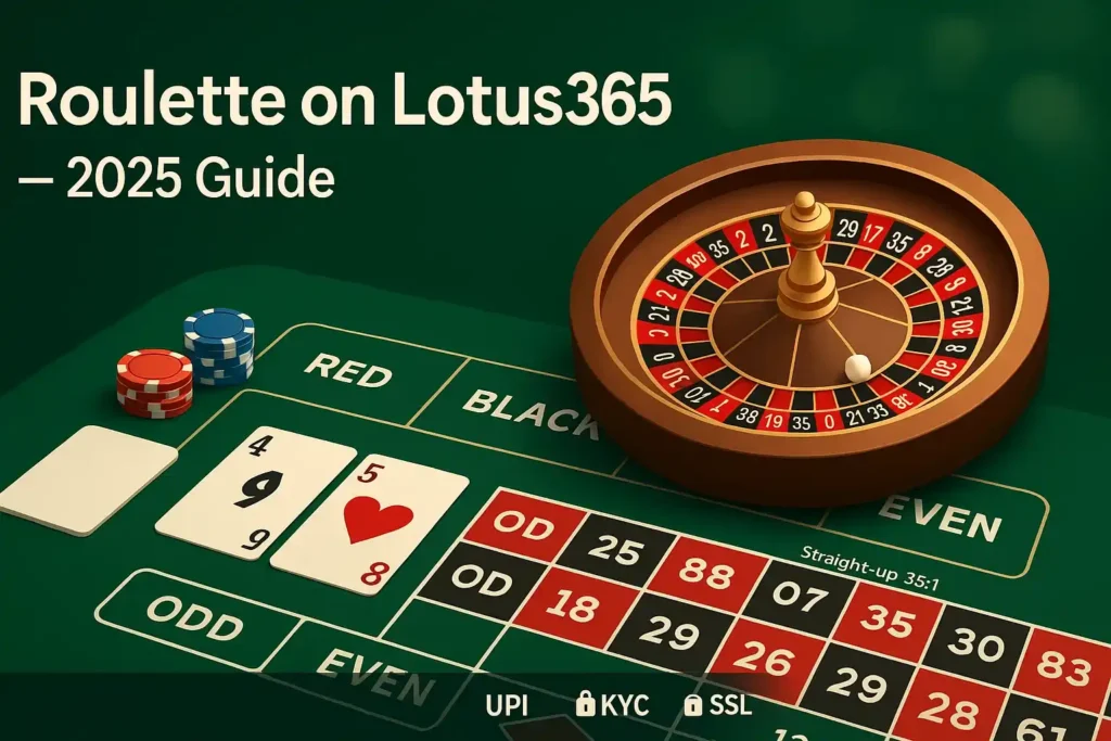 Roulette on Lotus365
