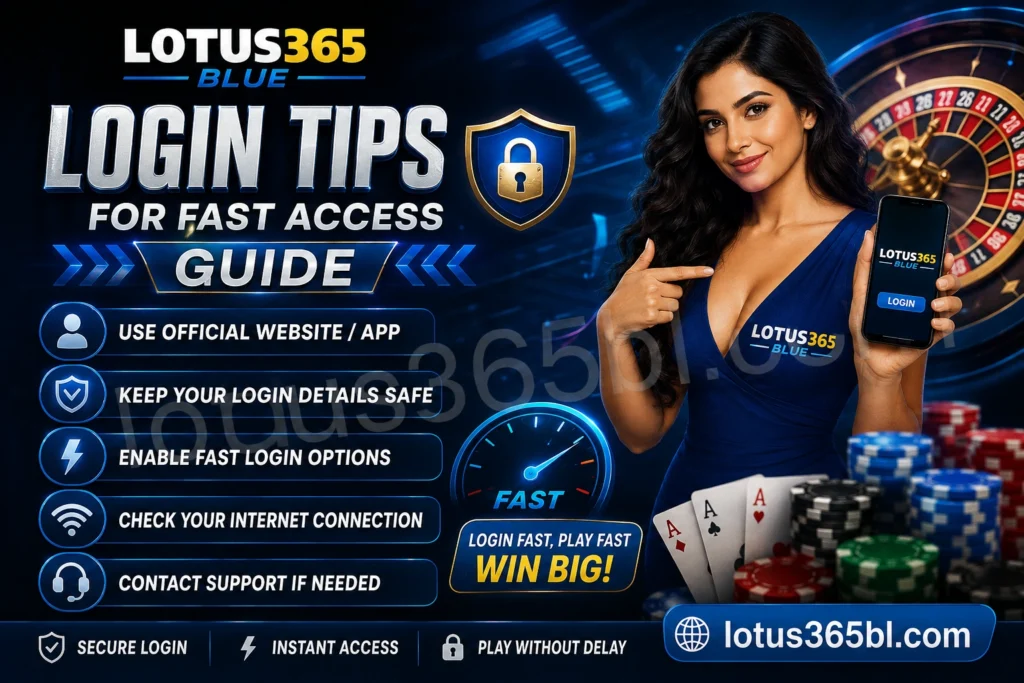 Lotus365 Blue Login Tips for Fast Access Guide